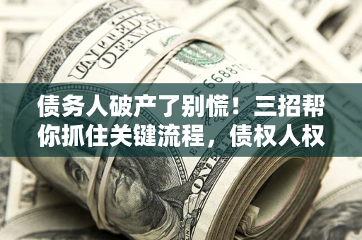 武汉债务人破产了别慌！三招帮你抓住关键流程，债权人权益不再缩水
