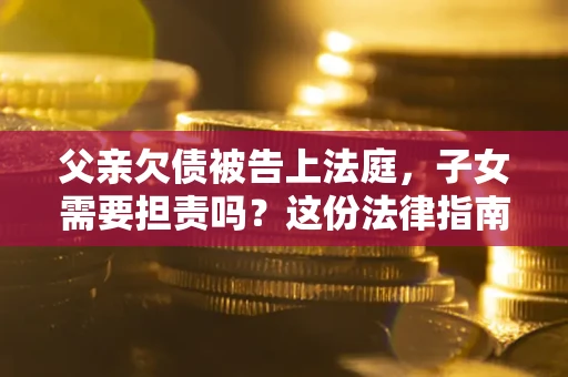 武汉父亲欠债被告上法庭，子女需要担责吗？这份法律指南必须看完