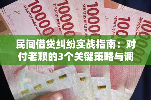 武汉民间借贷纠纷实战指南：对付老赖的3个关键策略与调解盲区解析