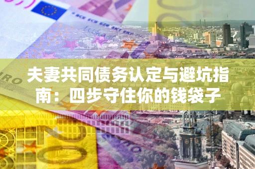 武汉夫妻共同债务认定与避坑指南：四步守住你的钱袋子